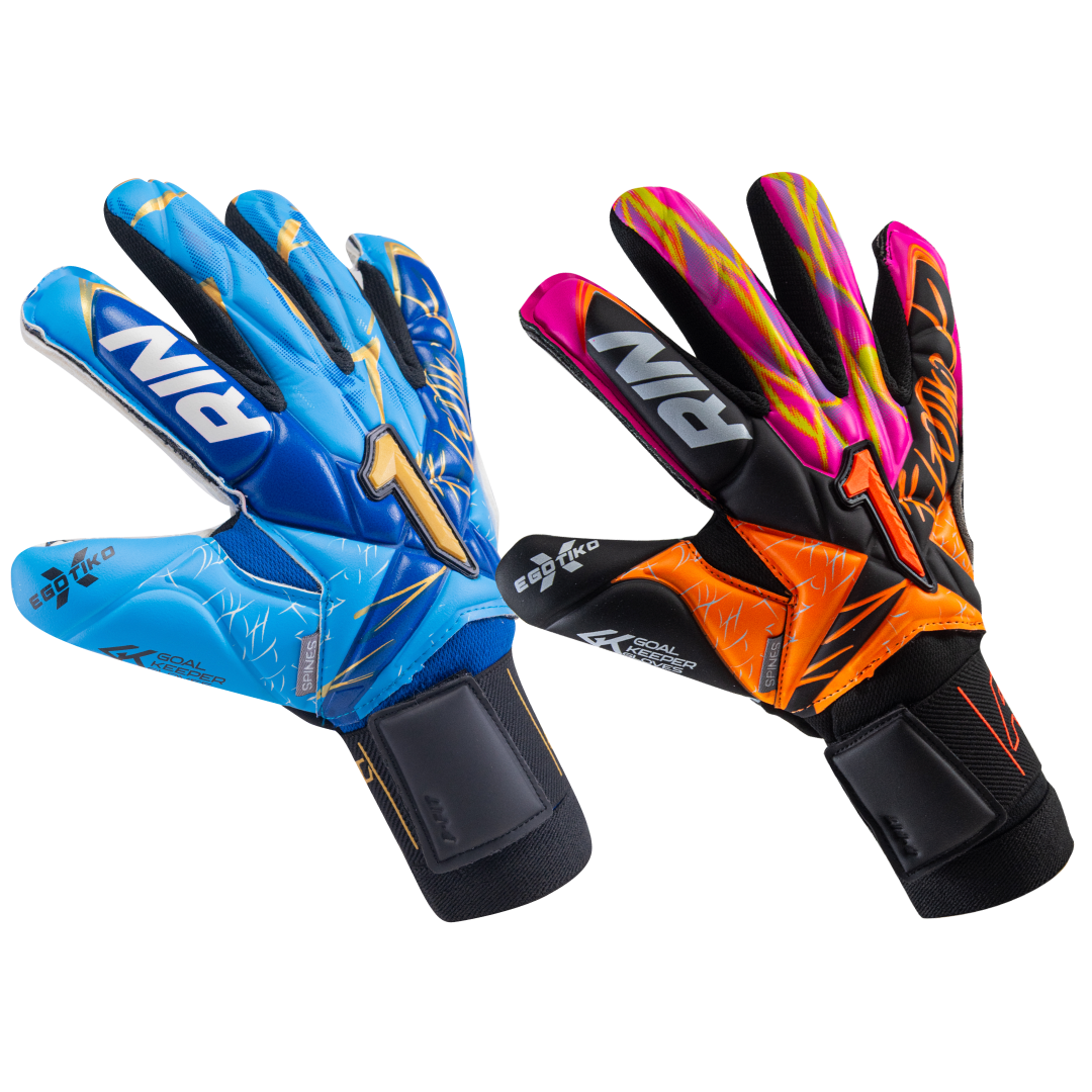 Rinat Egotiko X Prime Spines (Finger Protection) Goalkeeper Glove 🧤SGR (Super Grip Super Resistance) Palm
