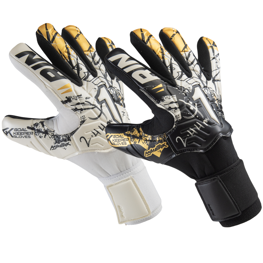 Rinat Asimetrik Training Gold Spines (Finger Protection) Goalkeeper Glove