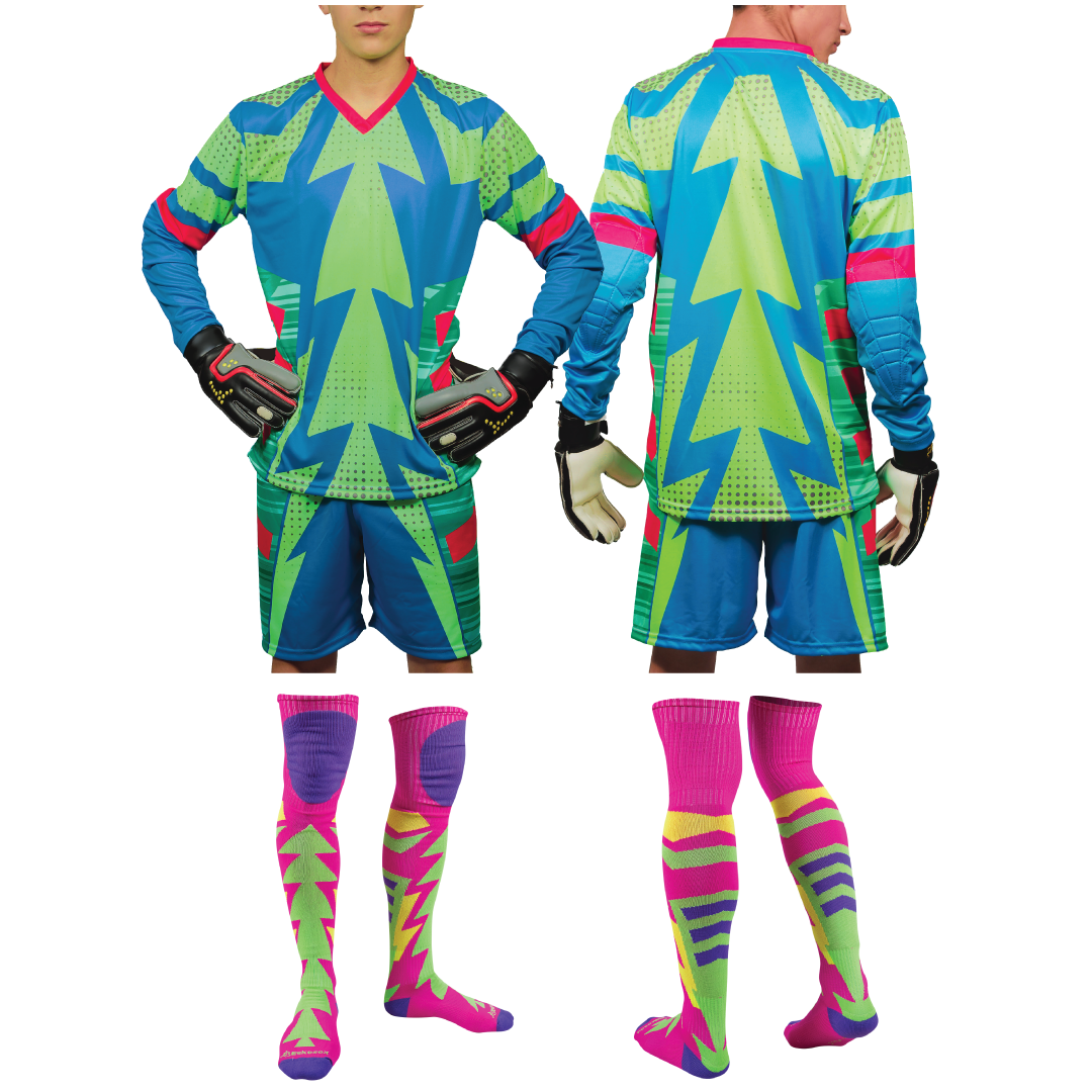 Brody II (Jorge Campos) Goalkeeper Kit (Jersey+Short+Socks) Number Included
