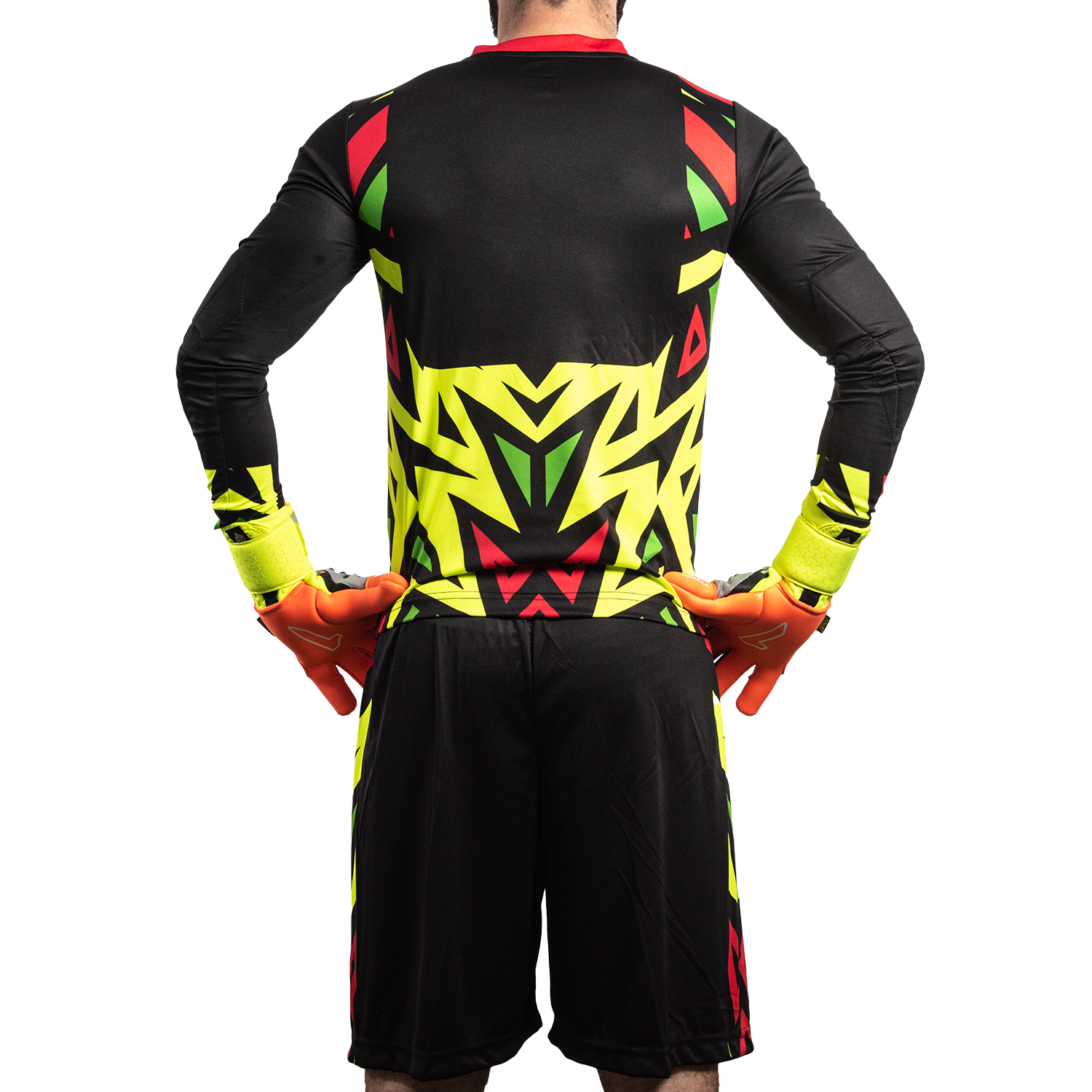 Brody III LS Long-Sleeve Goalkeeper Kit (Jersey+Short+Socks) Number Included