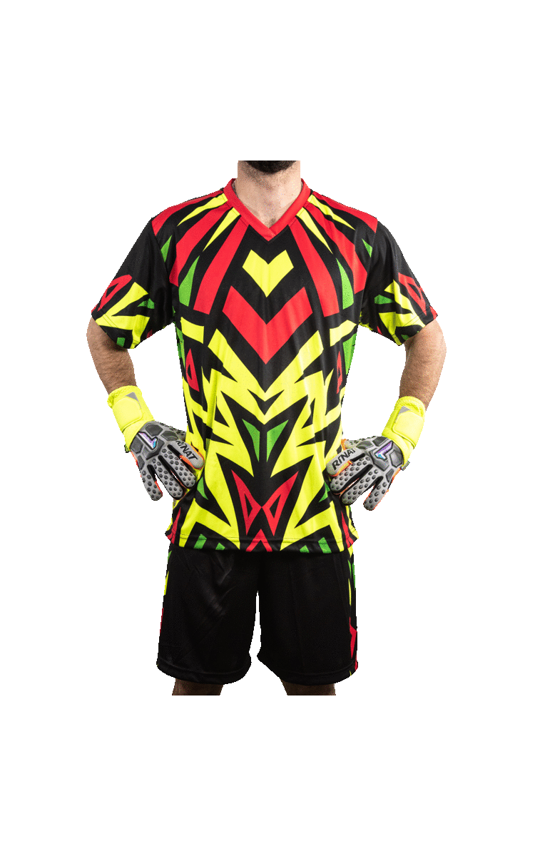 Brody III SS Short-Sleeve Goalkeeper Kit (Jersey+Short+Socks) Number Included