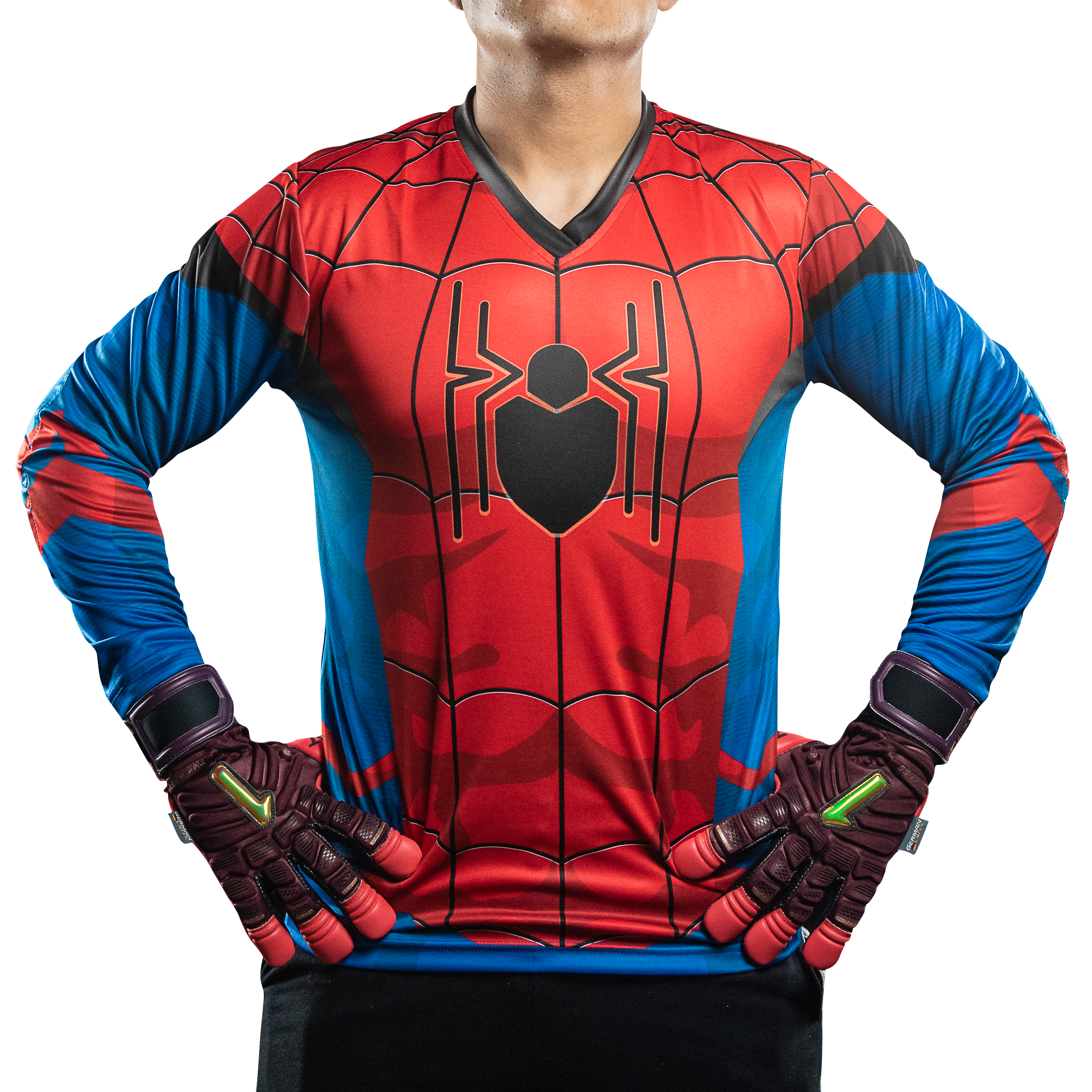 Red-Widow II Soccer Goalkeeper Jersey Number Included