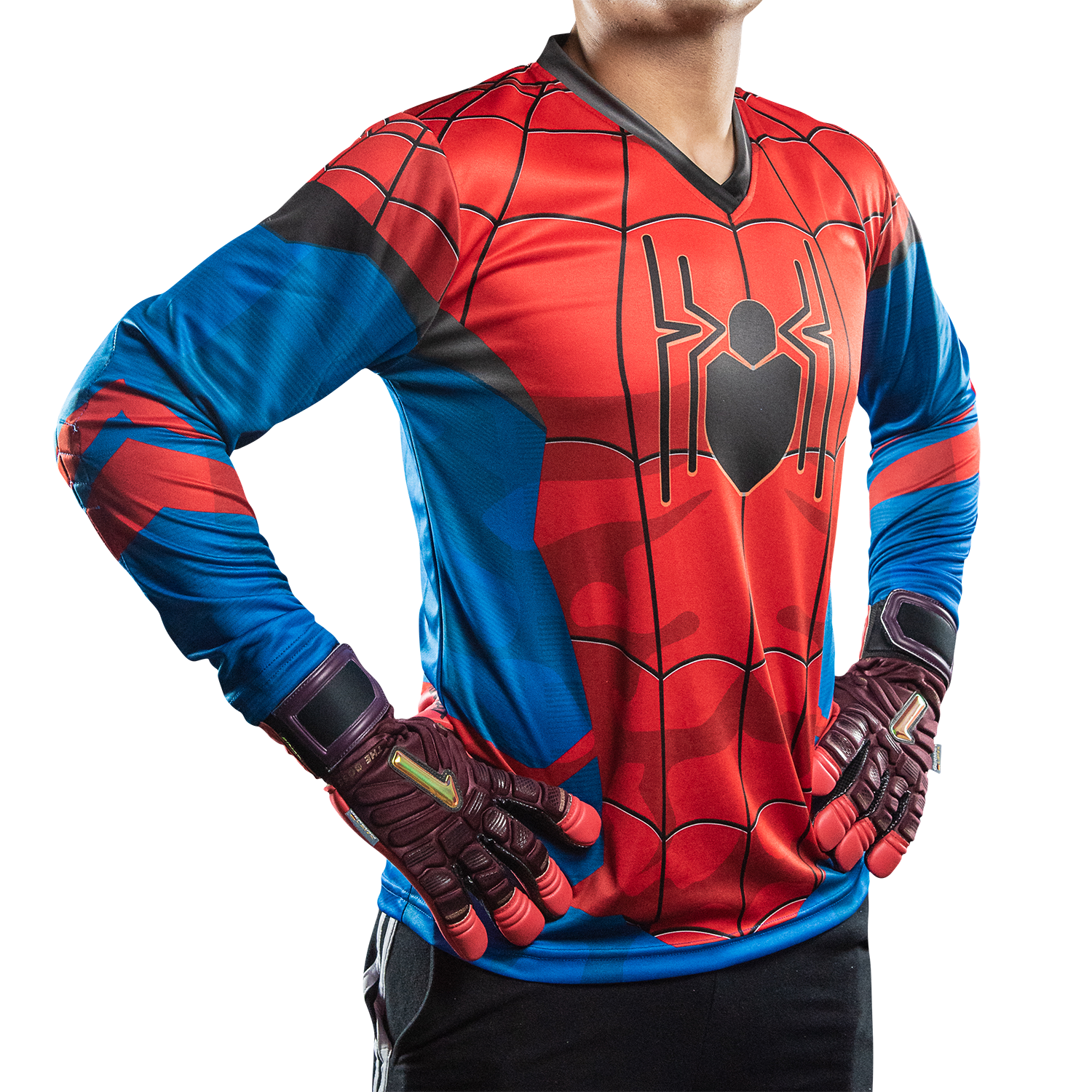 Red-Widow II Soccer Goalkeeper Jersey Number Included