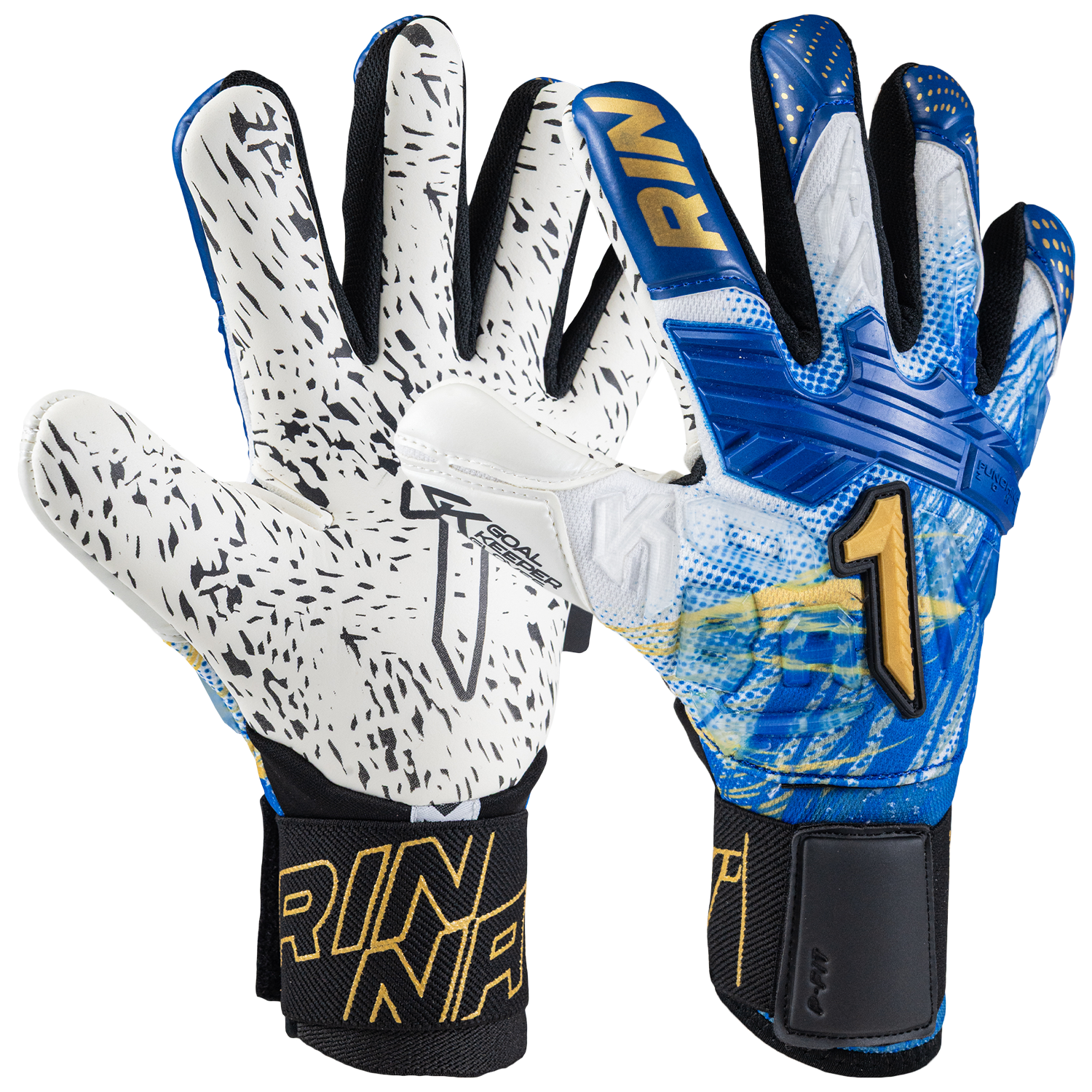 Rinat Fiera 🦁 Prime Spines (Finger Protection) Goalkeeper Glove 🧤HG+ Turf Palm