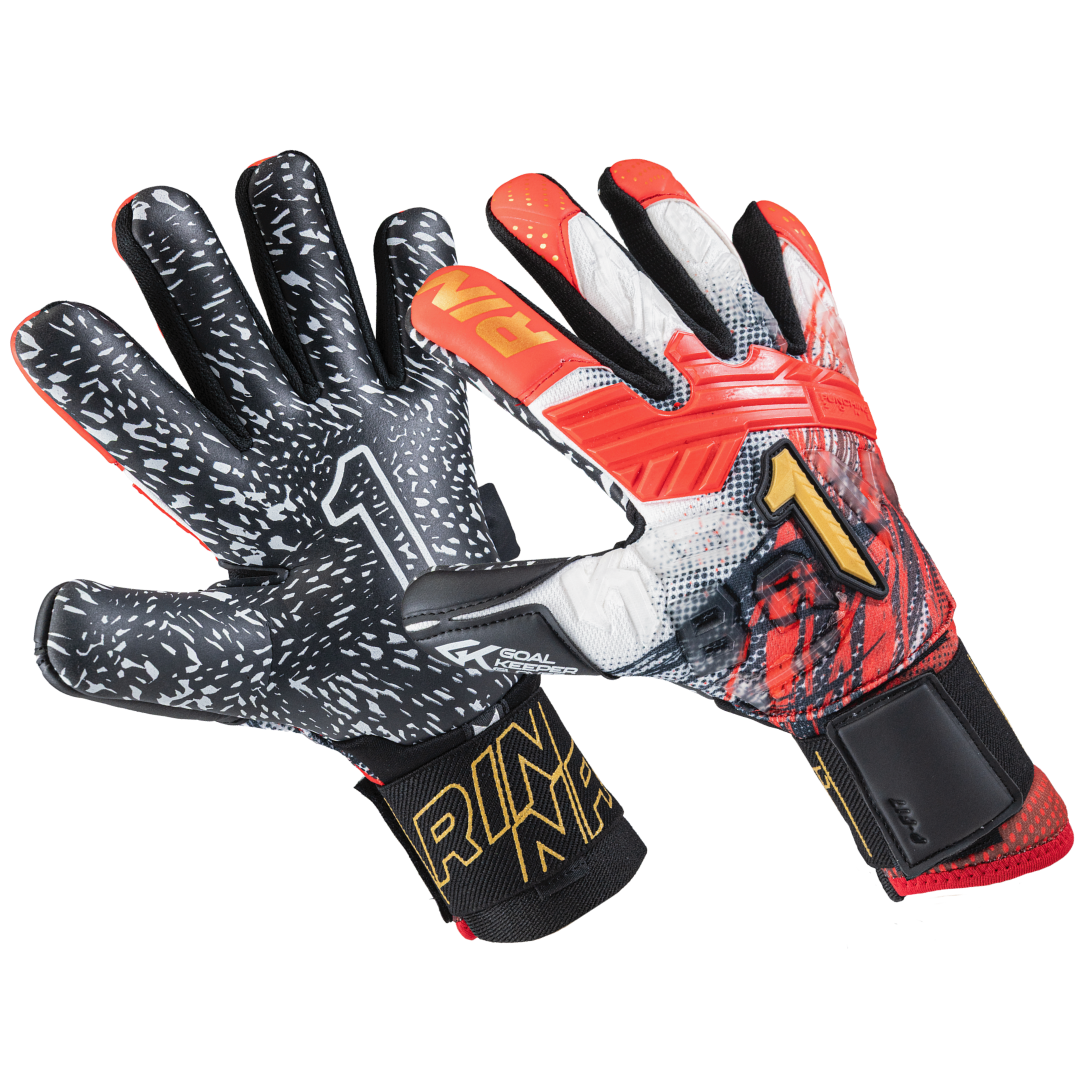 Rinat Fiera 🦁 Prime Spines (Finger Protection) Goalkeeper Glove 🧤HG+ Turf Palm