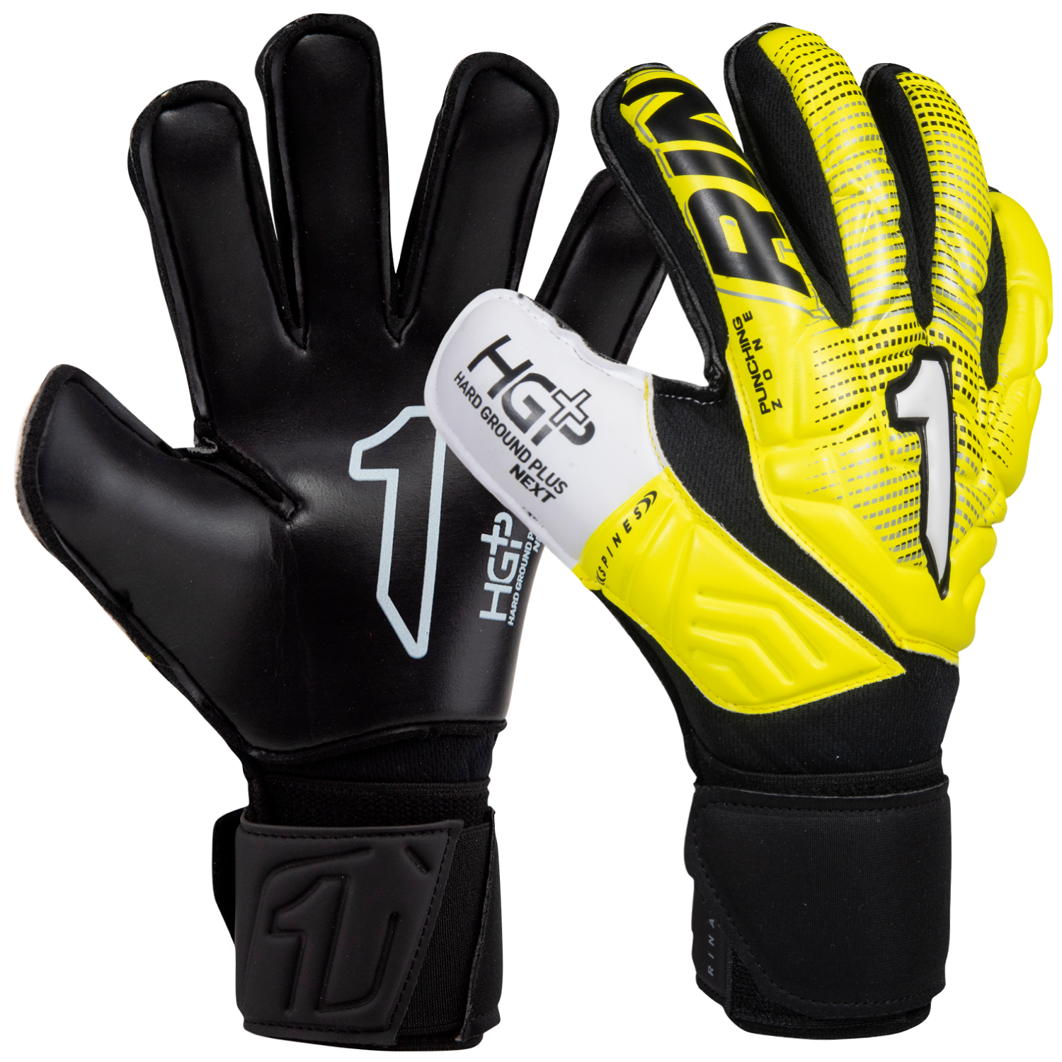 Rinat NKAM-Onana TURF Goalkeeper Gloves - 2024 Model, Latex Grip, Knit Wrist, Adjustable Strap