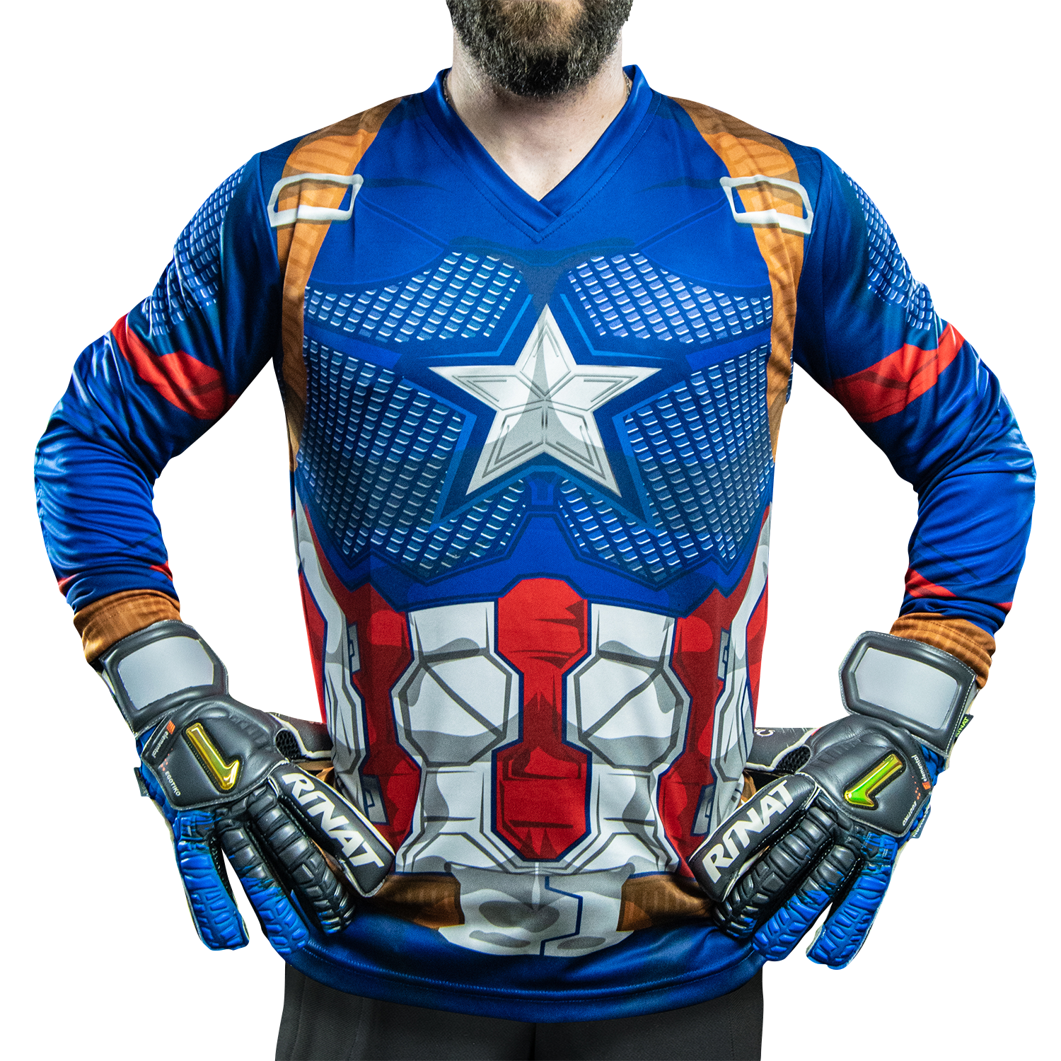 El Captain II Soccer Goalkeeper Jersey Number Included