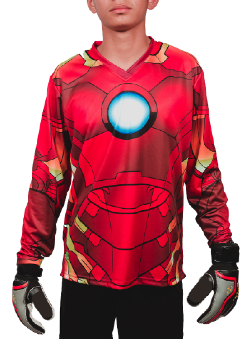 Cyborg Iron-Man Goalkeeper Jersey Number Included