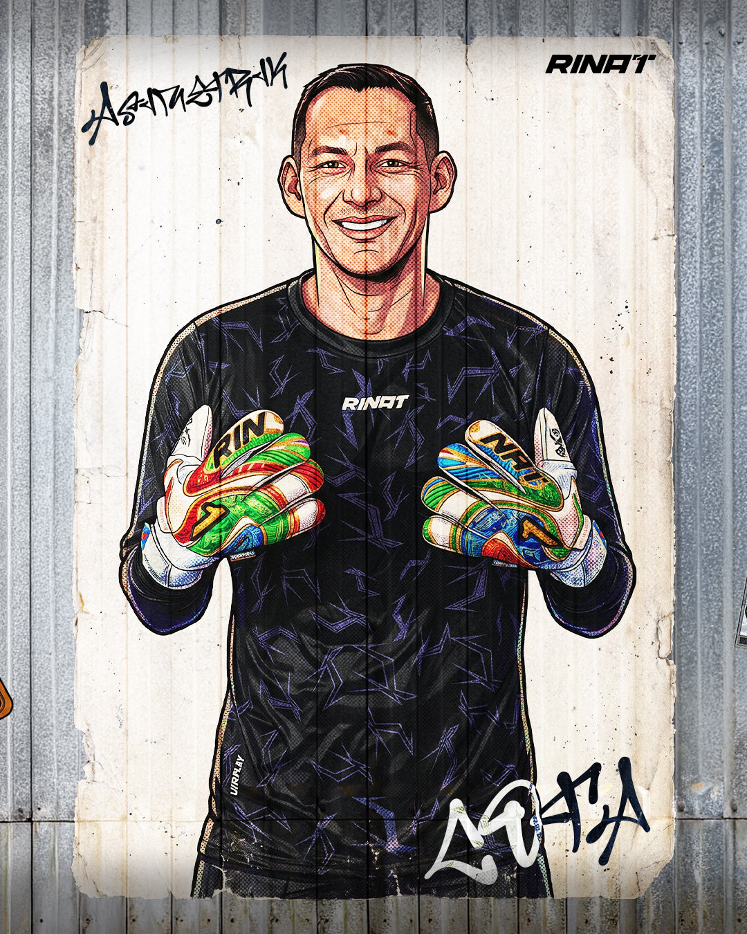 Rinat Asimetrik PRO Copa Mundial Edition 🇩🇪German AXG Latex, Hyper-Cut, Extended Palm