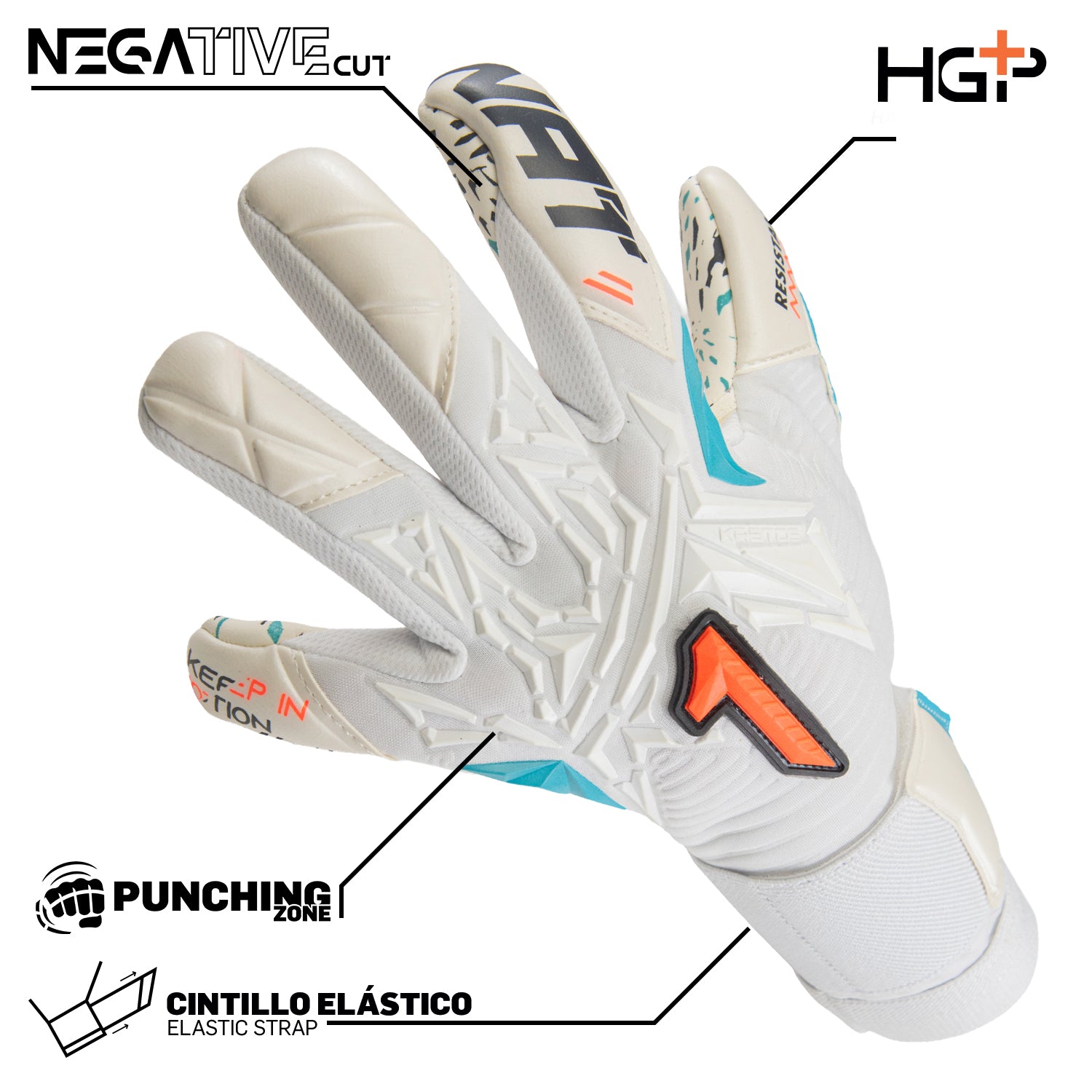 Rinat Kratos EVO Goalkeeper Glove 🧤Palm HG+ (Hard Ground Plus)