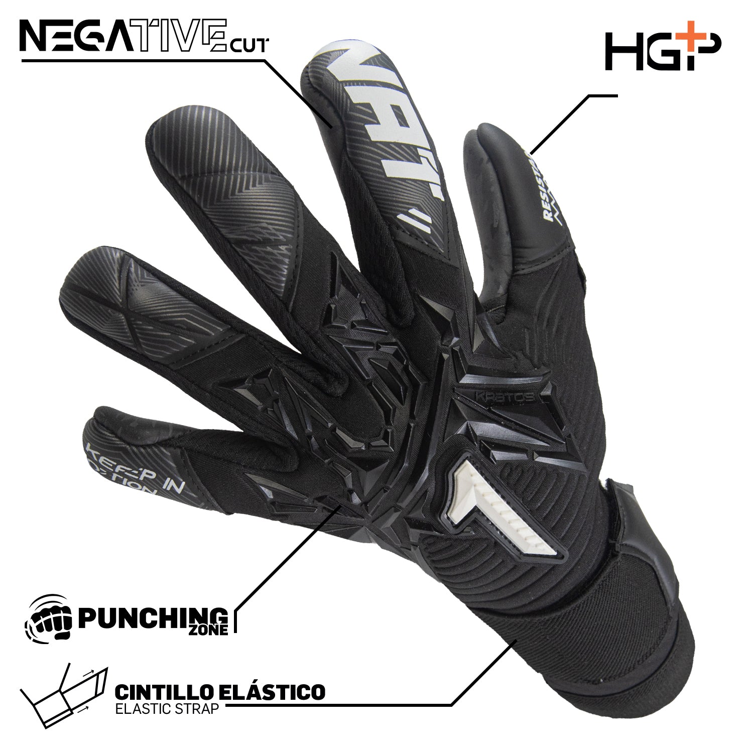 Rinat Kratos EVO Goalkeeper Glove 🧤Palm HG+ (Hard Ground Plus)