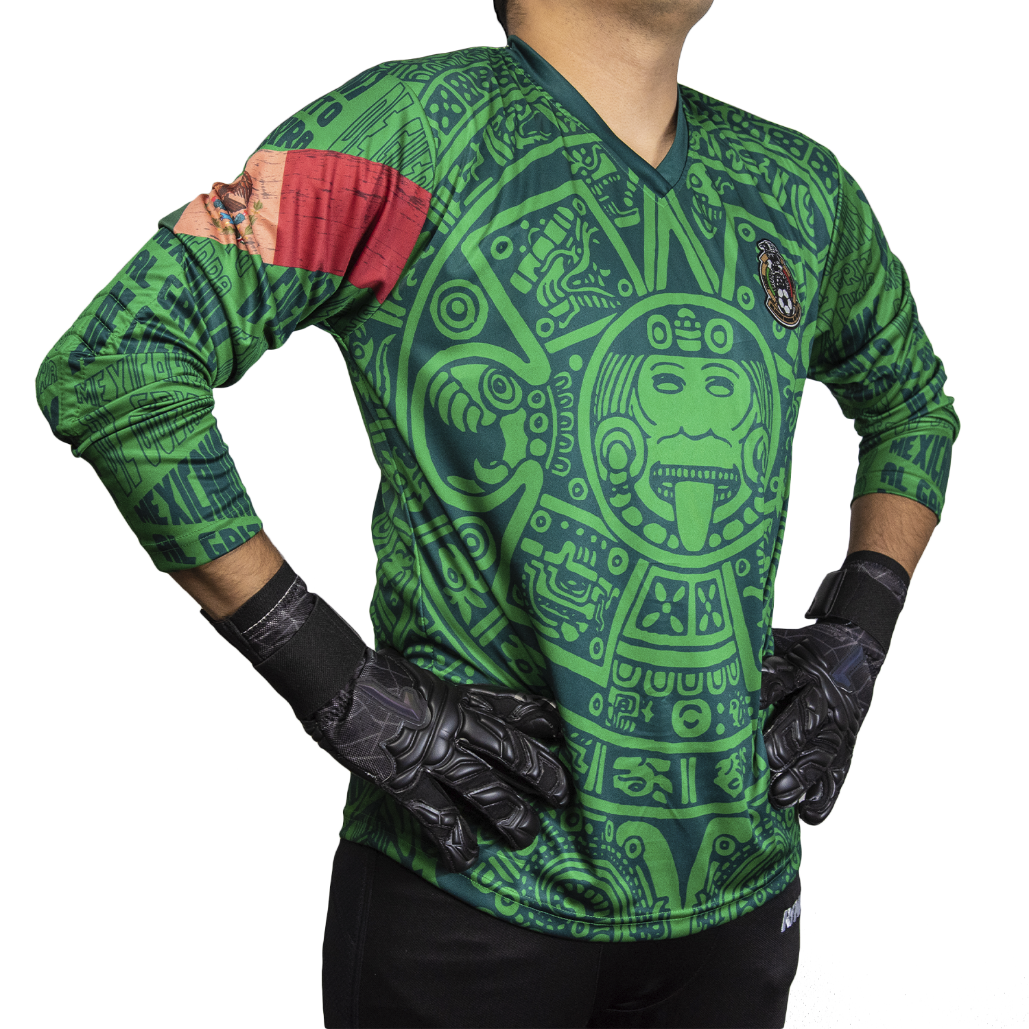 Mexico 98 Retro Goalkeeper Jersey by Geko – Rinat USA the