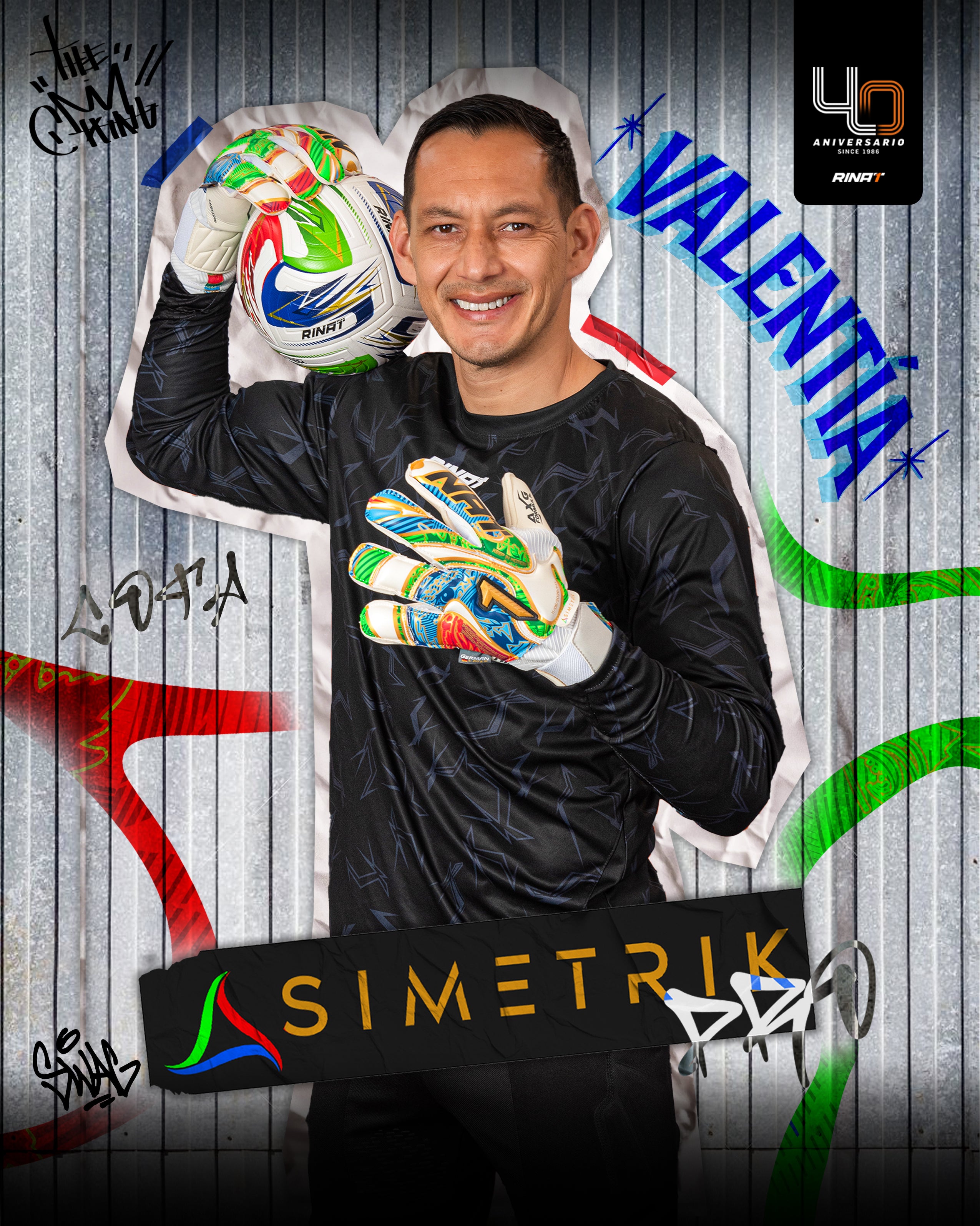 Rinat Asimetrik PRO Copa Mundial Edition 🇩🇪German AXG Latex, Hyper-Cut, Extended Palm