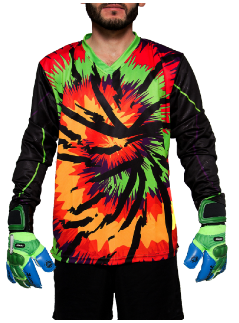 Twister I Goalkeeper Jersey Tie-Dye Number Included – Rinat USA