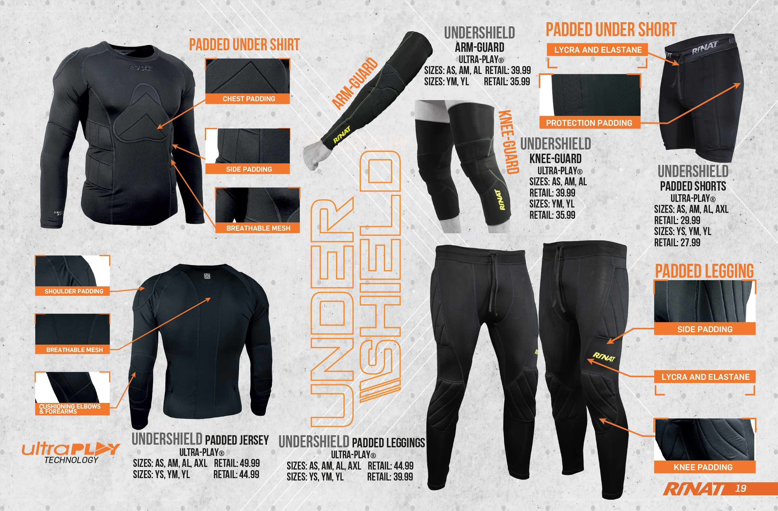 Rinat Under-Shield Padded Goalkeeper Under-Shorts