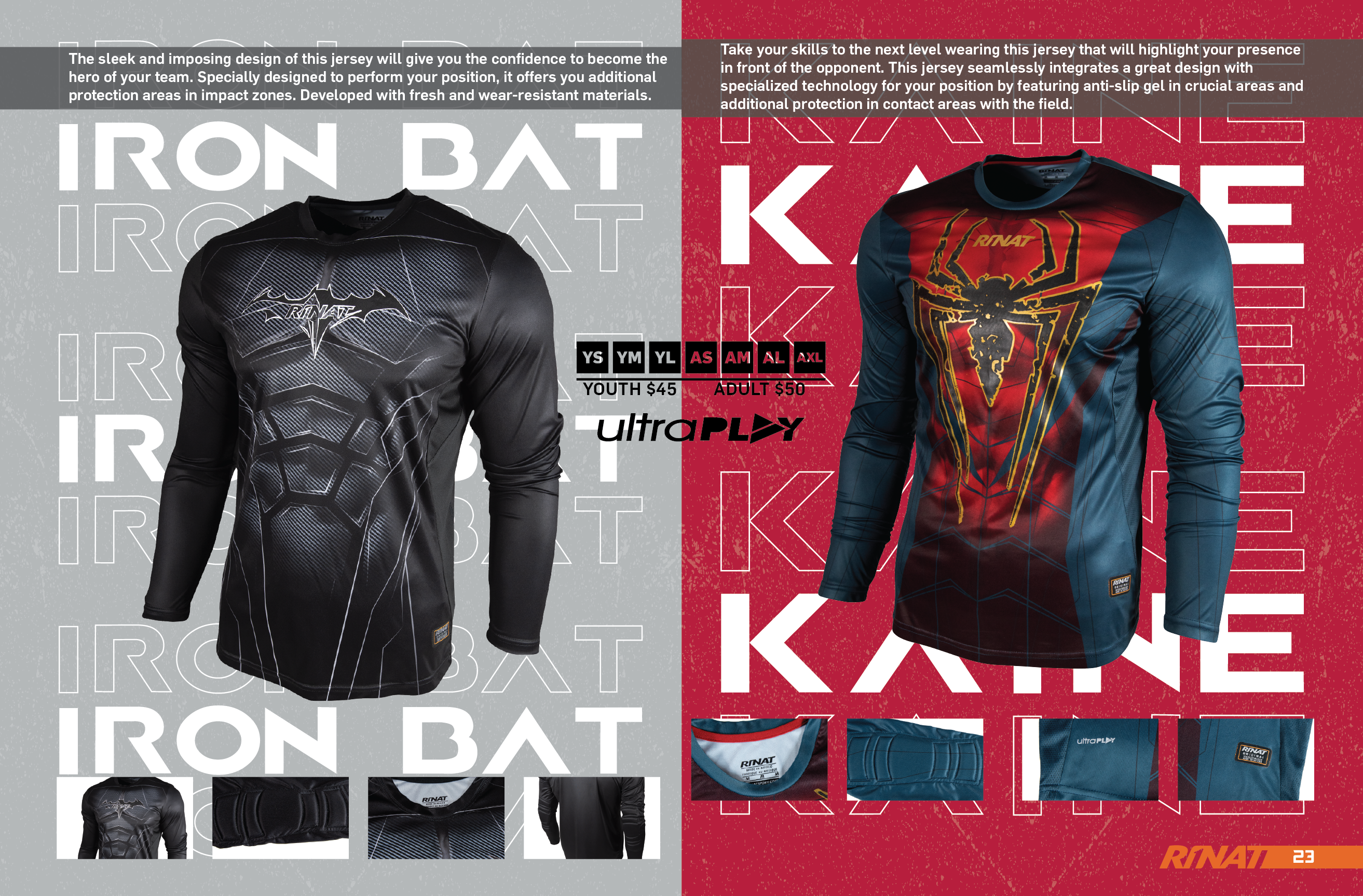 Rinat IRON-BAT Goalkeeper Jersey with Free Number