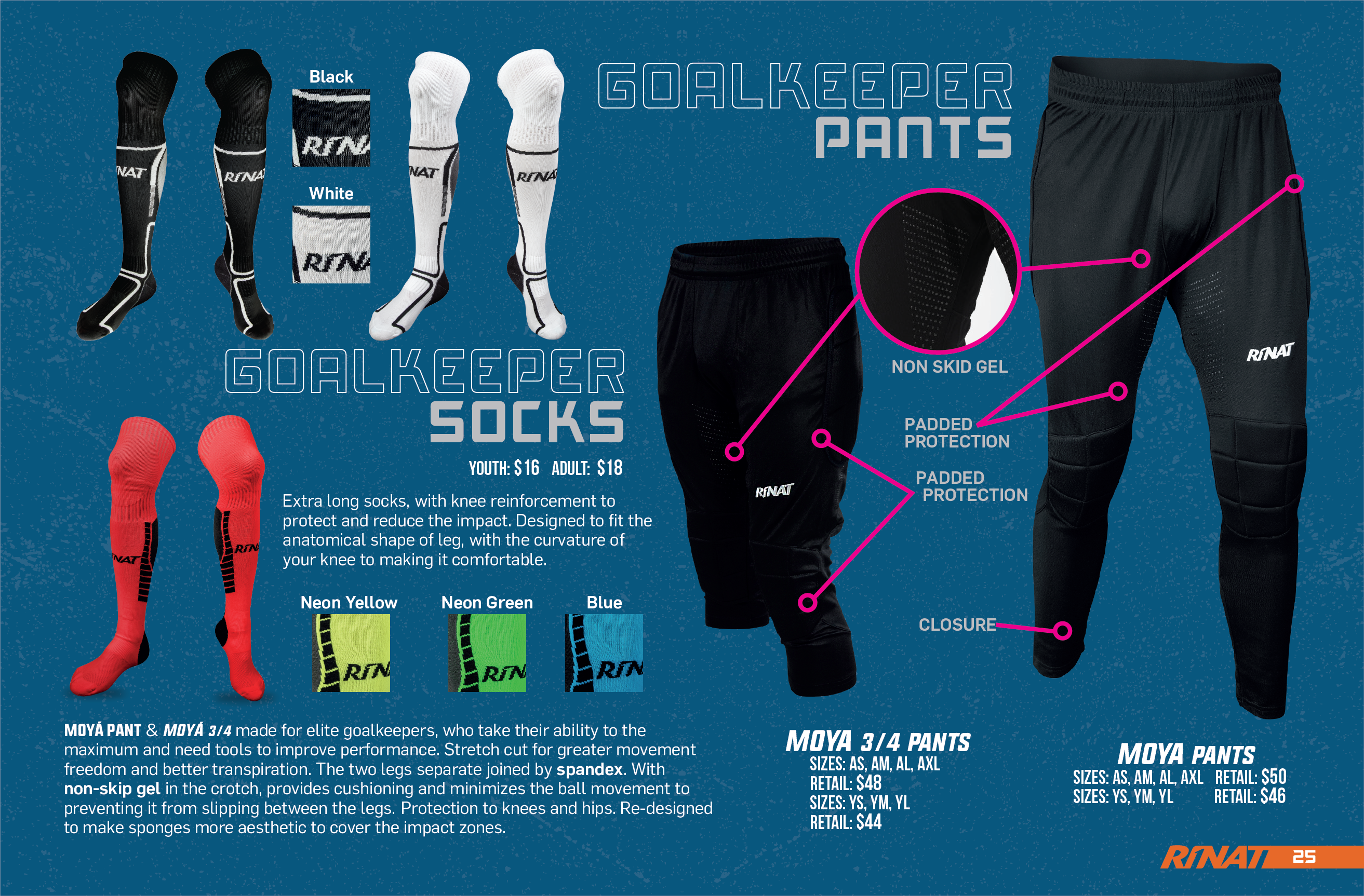 Rinat Moya Soccer Goalkeeper Pants