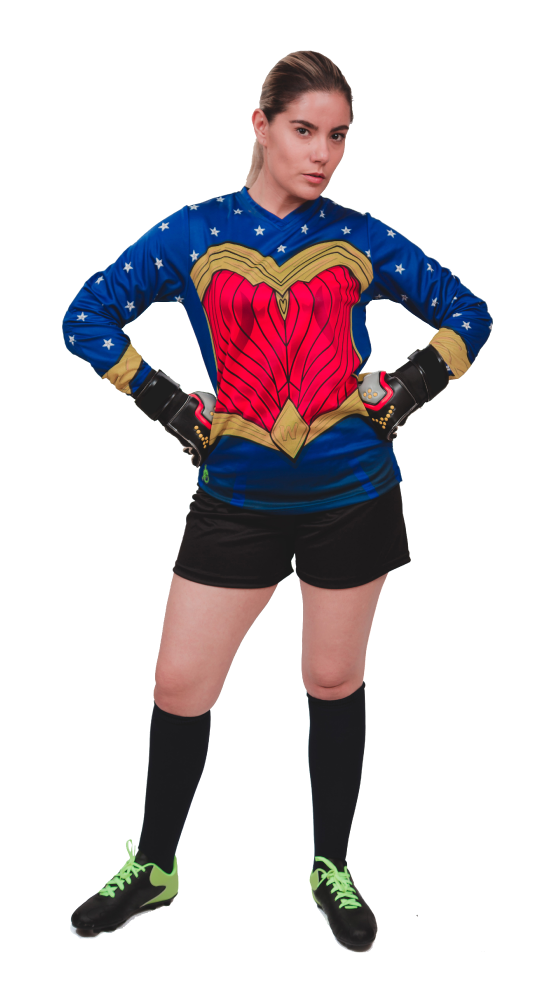 Wonder Women Goalkeeper Jersey Number Included