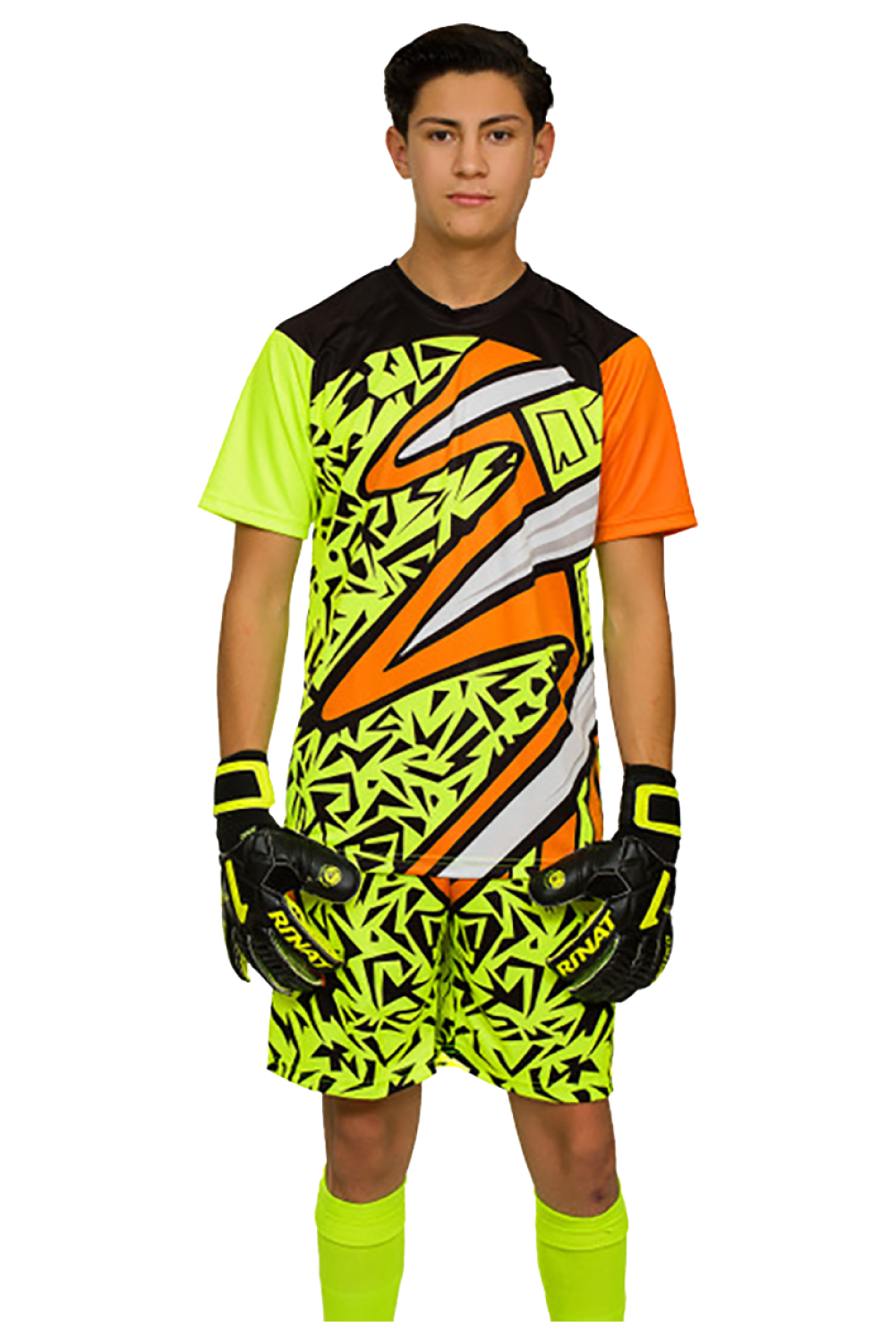Rinat Soccer - Calamity (Calamity James) Goalkeeper Kit – Rinat USA Rinat Soccer - Calamity (Calamity James) Goalkeeper Kit – Rinat USA