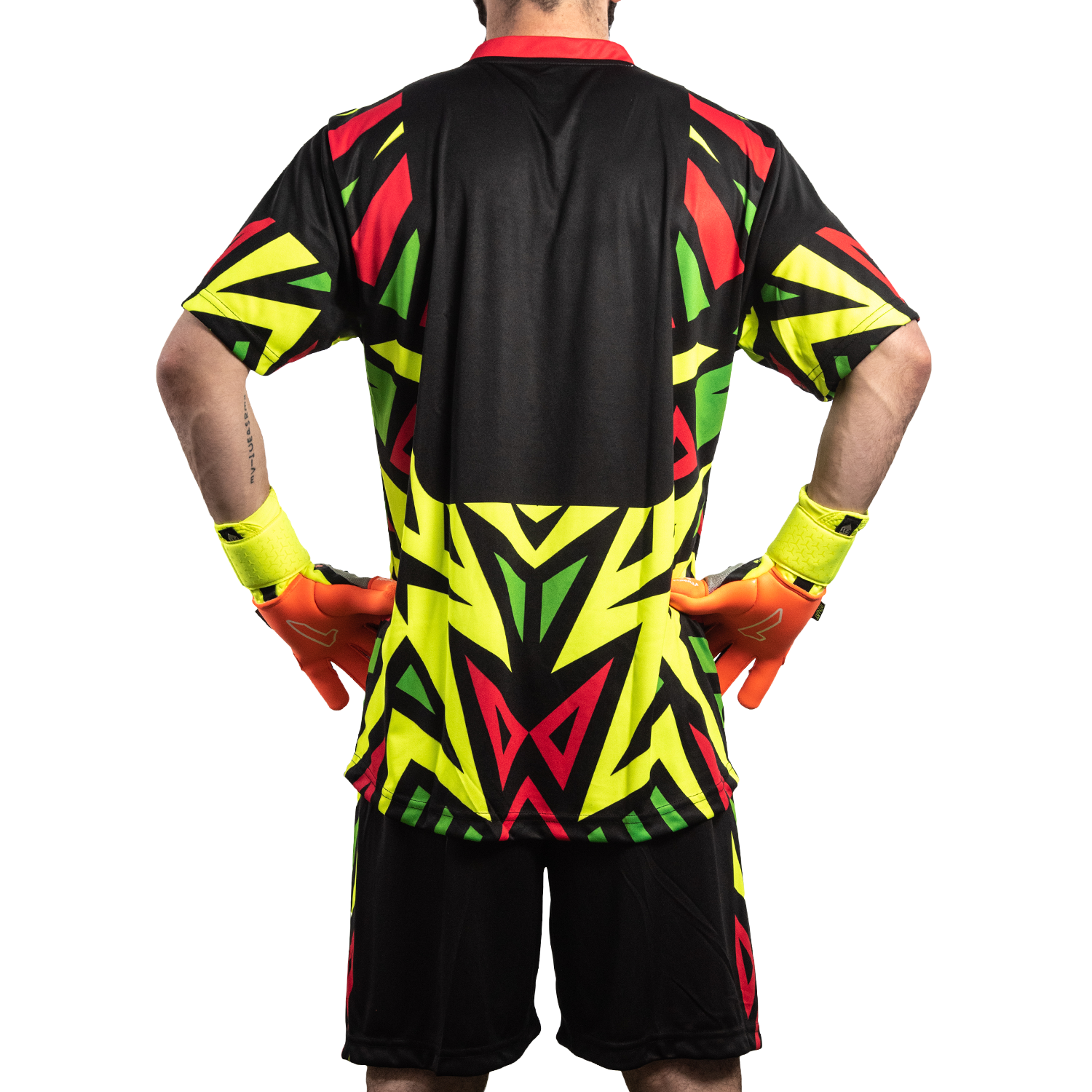 Brody III SS Short-Sleeve Goalkeeper Kit (Jersey+Short+Socks) Number Included