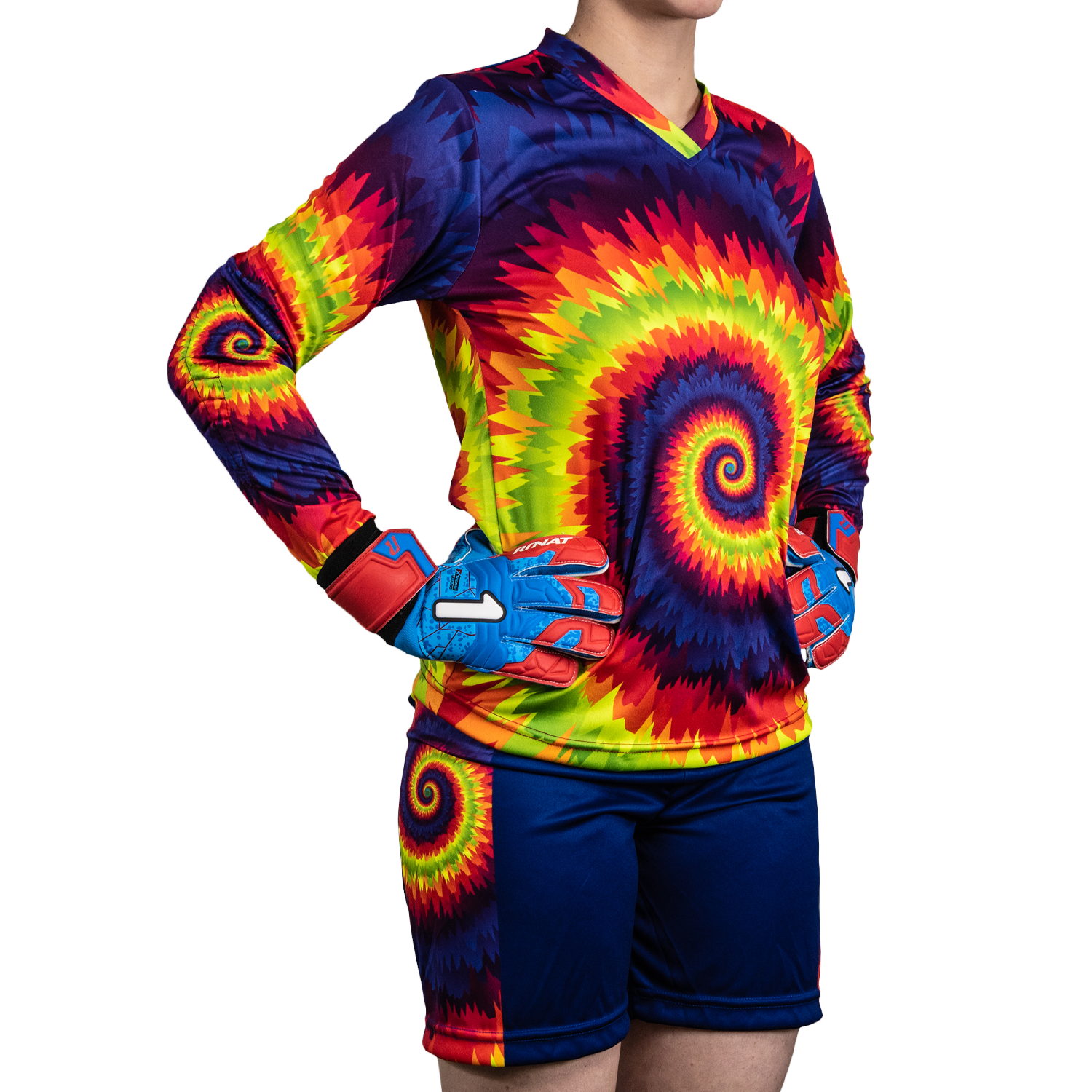 Twister III LS Long-Sleeve Goalkeeper Kit (Jersey+Short+Socks) Number Included