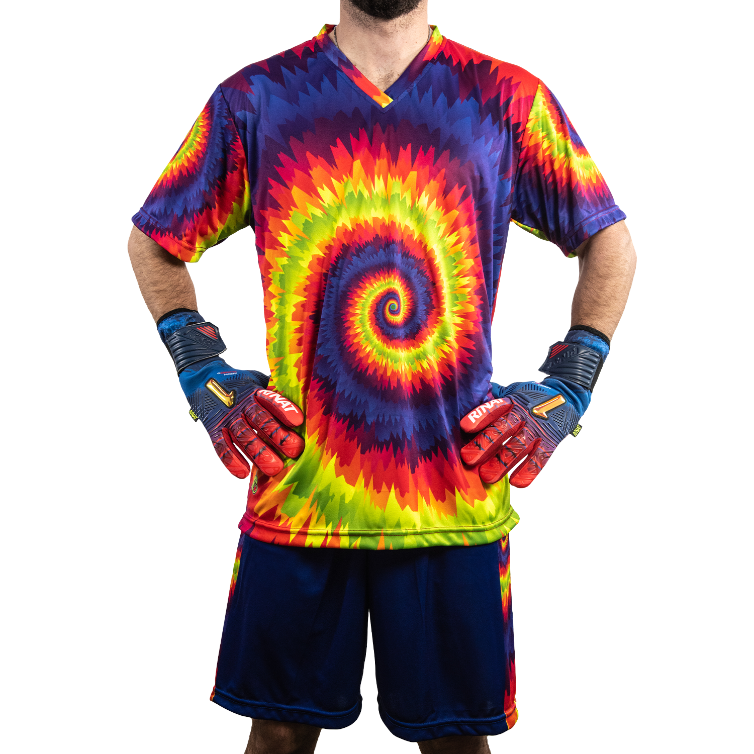 Twister III SS Short-Sleeve Goalkeeper Kit (Jersey+Short+Socks) Number Included