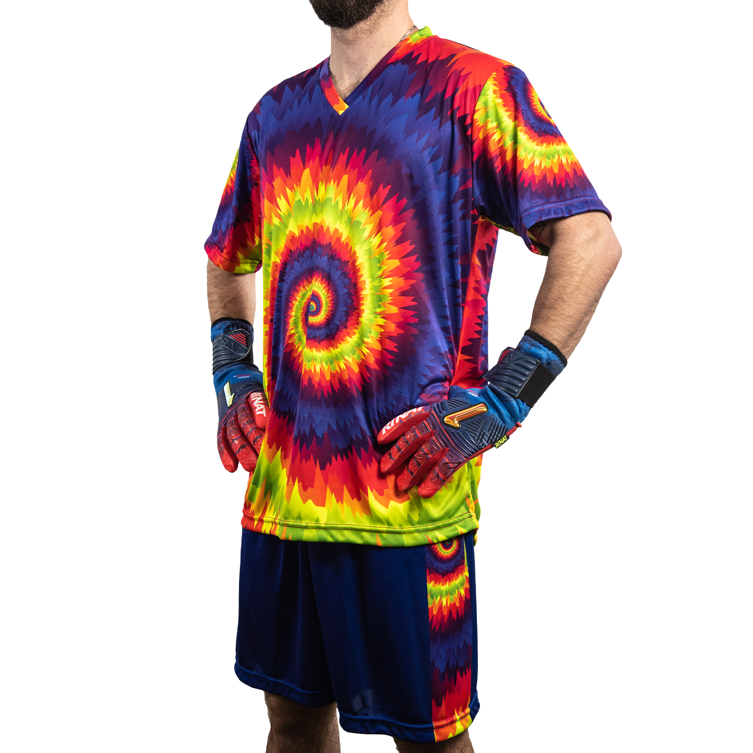 Twister III SS Short-Sleeve Goalkeeper Kit (Jersey+Short+Socks) Number Included