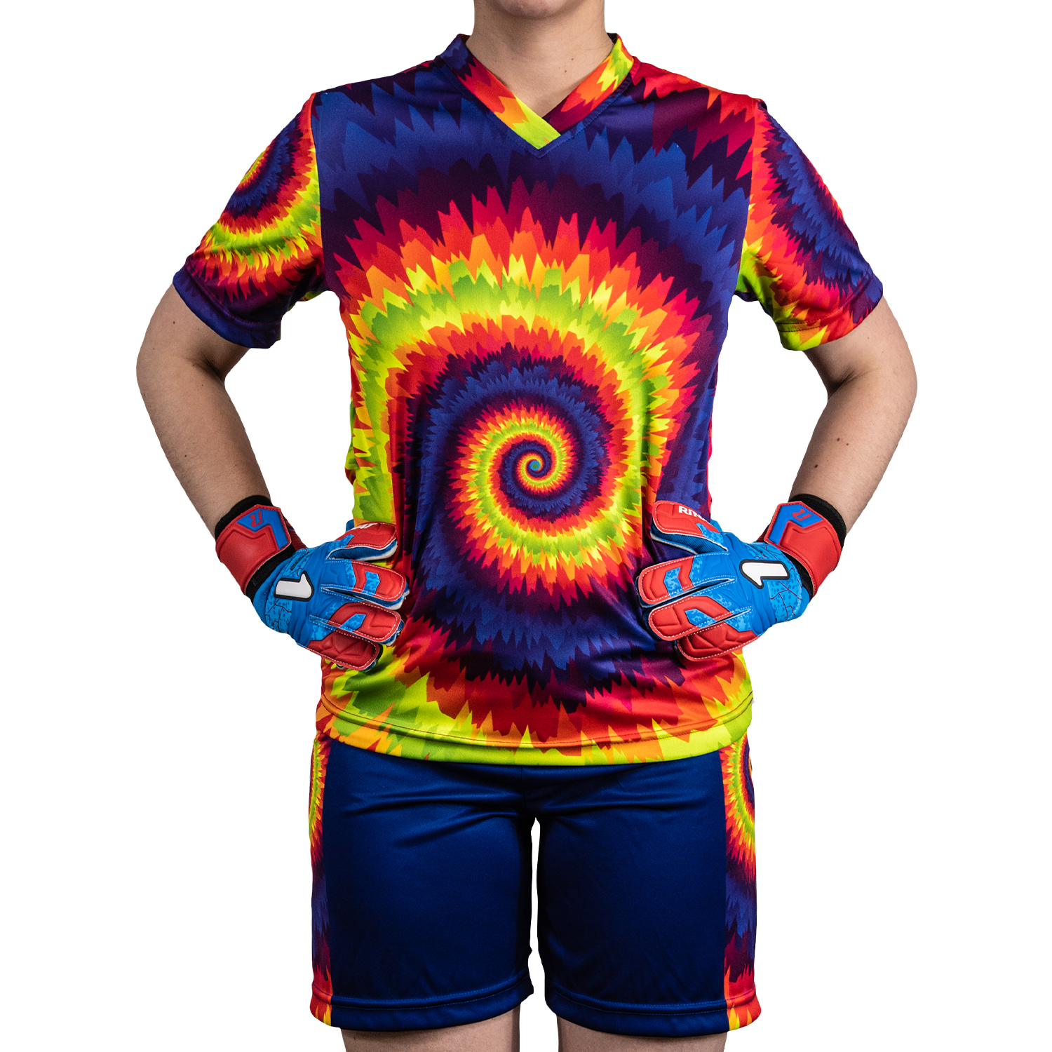 Twister III SS Short-Sleeve Goalkeeper Kit (Jersey+Short+Socks) Number Included