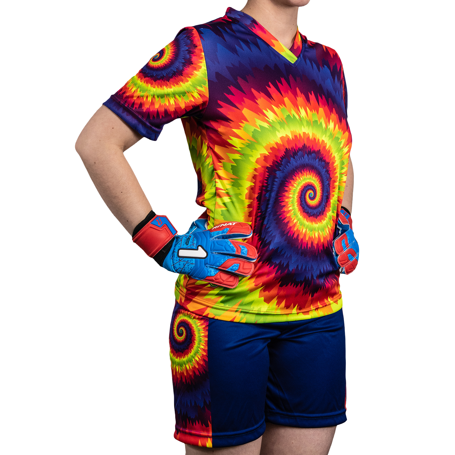 Twister III SS Short-Sleeve Goalkeeper Kit (Jersey+Short+Socks) Number Included