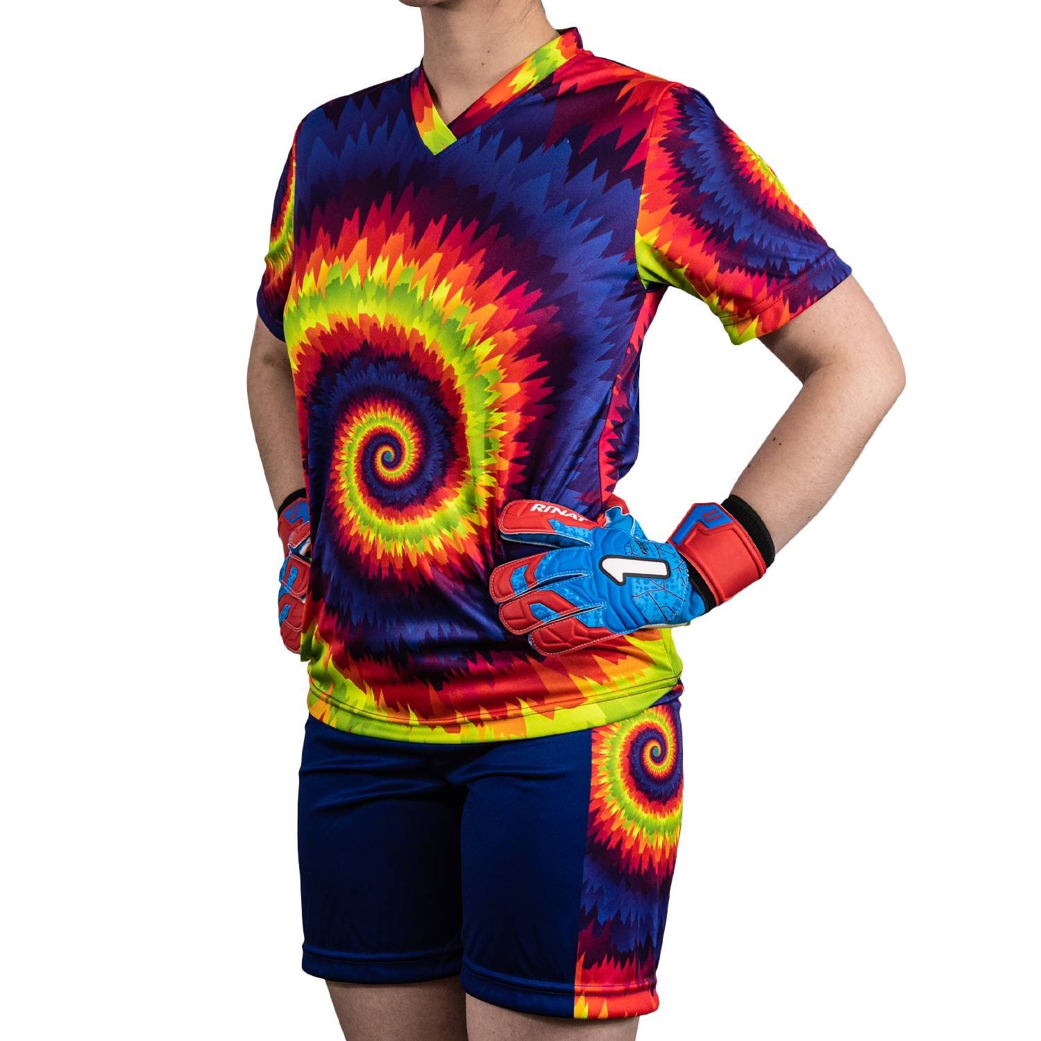 Twister III SS Short-Sleeve Goalkeeper Kit (Jersey+Short+Socks) Number Included