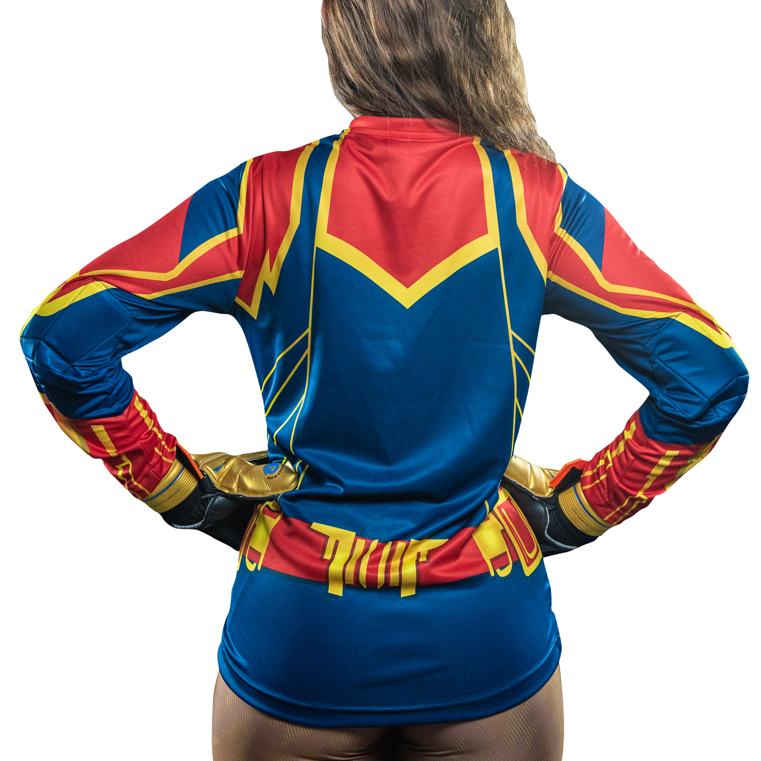 Captain Marvel Goalkeeper Jersey Number Included