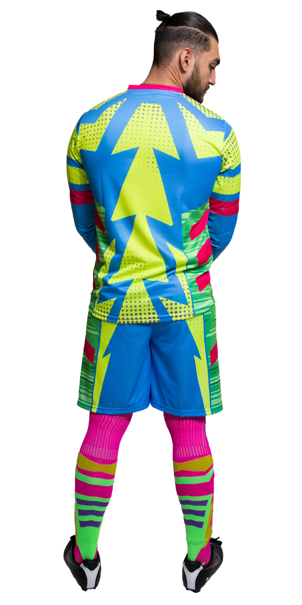 Buy Brody Jorge Campos Blue Goalkeeper Set Jersey and Shorts