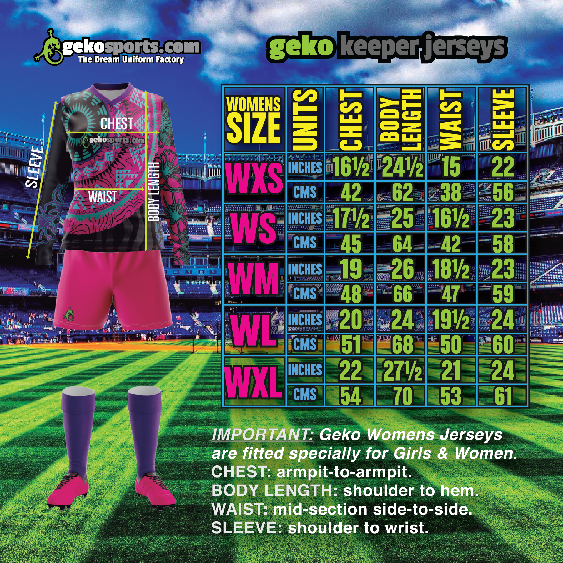Alexa Girls/Women Goalkeeper Jersey