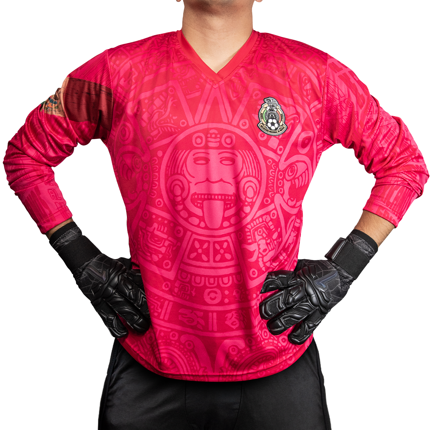 Mexico 98 Pink Goalkeeper Jersey Number Included